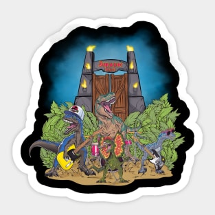 Jurassic Band Sticker